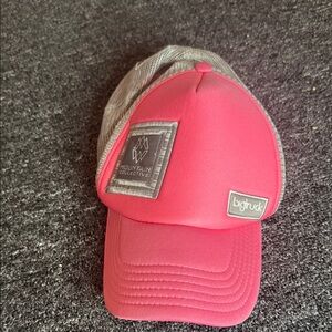 Big Truck Silver and Pink Trucker Hat Mountain Collective
